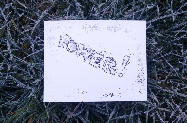 power postcard